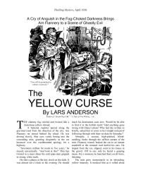 Anderson Lars — The Yellow Curse