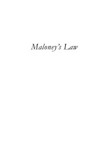 Brooke Anne — Maloney's Law