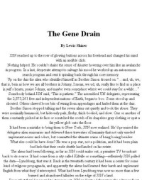 Shiner Lewis — The Gene Drain