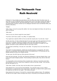 Nestvold Ruth — The Thirteenth Year