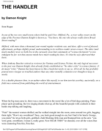 Knight Damon — The Handler