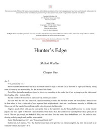 Walker Shiloh — Hunter's Edge