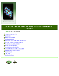 Talanquer Vicente — Fractus Fracta Fractal Fractales De Laberintos Y Espejos