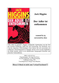 Higgins Jack — Der Adler ist entkommen