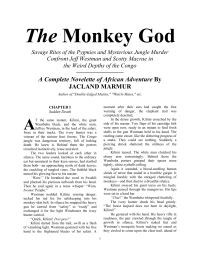 Marm Jacland — The Monkey God