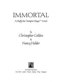 Golden Christopher; Holder Nancy — Immortal