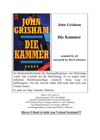 Grisham John — Die Kammer