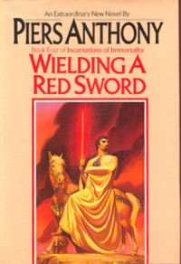 Anthony Piers — Wielding a Red Sword