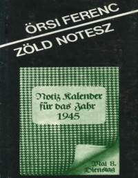 Örsi Ferenc — Zöld notesz