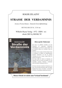 Zelazny Roger — Straße der Verdammnis