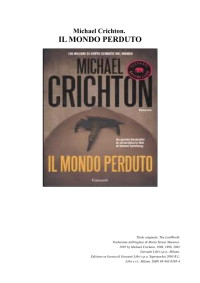 Crichton Michael — Il mondo perduto