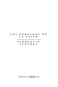 Sanchez Florencio — Los Derechos De La Salud
