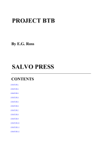 Ross, E G — Project BTB