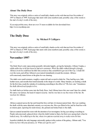 Calligaro, Michael P — The Daily Dose