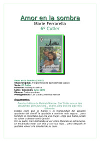 Marie Ferrarella — Amor en la sombra