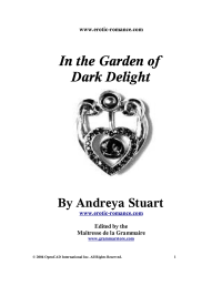 Stewart Andreya — Garden of Dark Delight