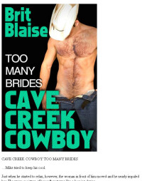 Blaise Brit — Cave Creek Cowboy Too Many Brides