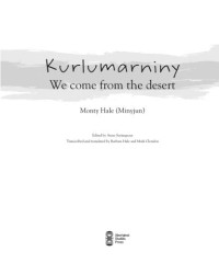 Minyjun, Monty Hale — Kurlumarniny: We Come from the Desert