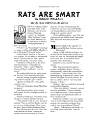 Wallace Robert — Rats Are Smart