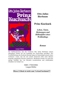 Otto Julius Bierbaum — Prinz Kuckuck