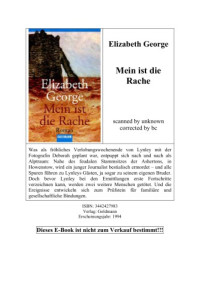 George Elizabeth — Mein ist die Rache