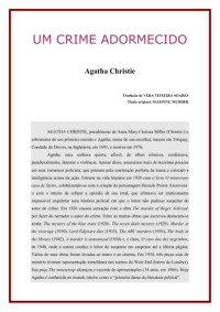 Christie Agatha — Um crime adormecido