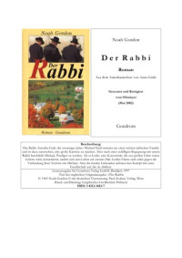 Gordon Noah — Der Rabbi