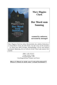 Clark, Mary Higgins — Der Mord Zum Sonnntag