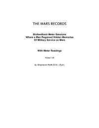 Relfe Stephanie — The Mars Records