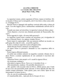 Agatha Christie — La sagra del delitto