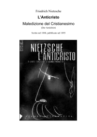 Friedrich Nietzsche, Luciano Parinetto (editor) — L'anticristo