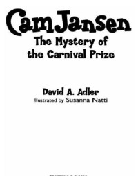Adler, David A — Cam Jansen and the Mystery of the Carnival Prize