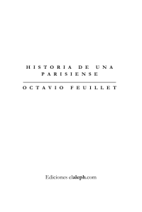 Feuillet Octavio — Historia De Una Parisiense