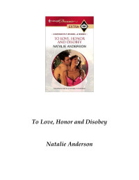Anderson Natalie — To Love Honour and Disobey
