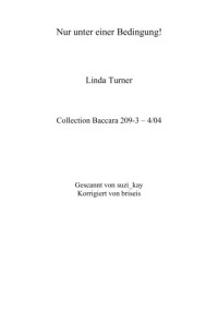 Turner Linda — Nur unter einer Bedingung