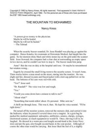 Kress Nancy — The Mountain to Mohammed