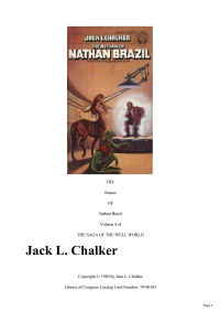 Chalker, Jack L — The Return of Nathan Brazil