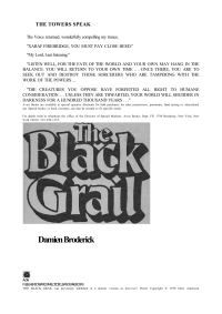 Broderick Damien — The Black Grail