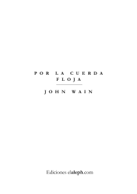 Wain John — Por La Cuerda Floja
