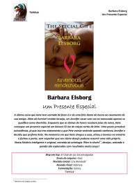 Elsborg Barbara — UM PRESENTE ESPECIAL