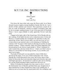 Robert Lynn Asprin, Jody Lynn Nye — M.Y.T.H. Inc. Instructions
