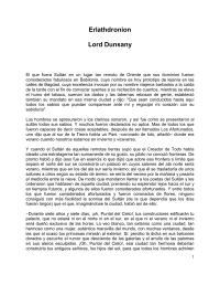 Dunsany Lord — Erlathdronion
