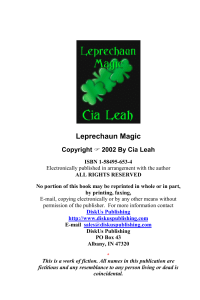 Leah Cia — Leprechaun Magic
