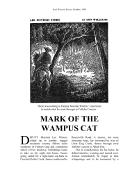 Williams Lon — Mark of the Wampus Cat