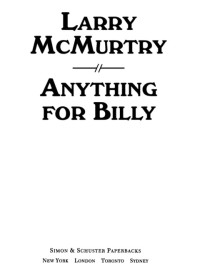 Larry McMurtry — Anything for Billy