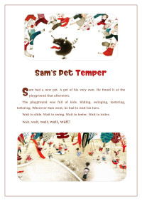 Sangeeta Bhadra; Illustrated short stories — Sam's Pet Temper