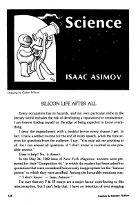 Isaac Asimov — Silicon Life After All