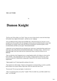 Knight Damon — The Last Word