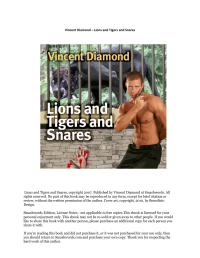 Diamond Vincent — Lions And Tigers And Snares