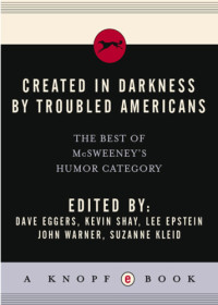 Dave Eggers, Kevin Shay, Lee Epstein, John Warner, Suzanne Kleid — Created in Darkness by Troubled Americans